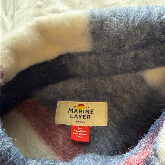 Wool Coat - Marine Lager - Picture 4 of 5